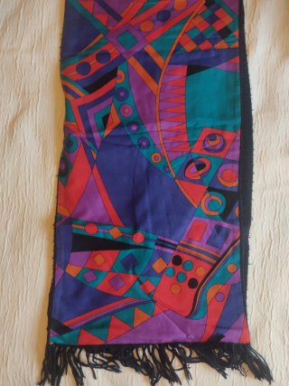 Lote 2 bufandas forradas diseño moderno