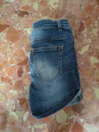 Vero Moda Pantalón Corto Vaquero Mujer Azul