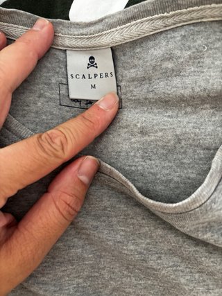Camiseta Scalpers Gris Talla M