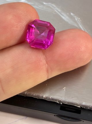 Zafiro Rosa Natural 8.00 Ct GGL,Ceylon GGL