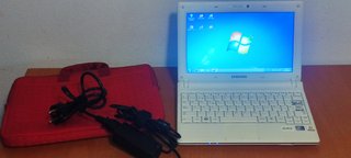 Portátil Samsung N150 Plus 10,1 cargador + funda