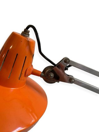 Lámpara de escritorio FASE Naranja Metálica