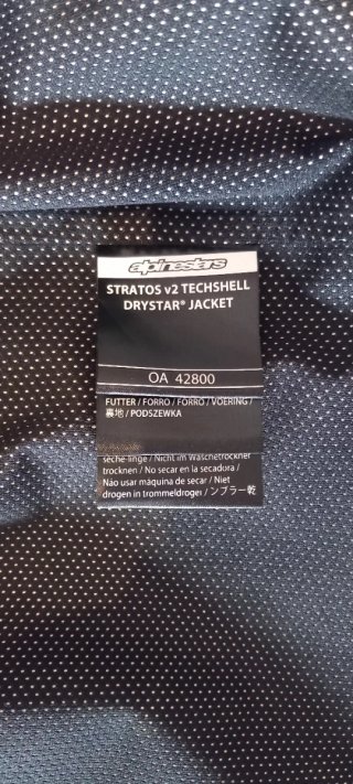Chaqueta Alpinestars Stratos V2 Techshell Drystar
