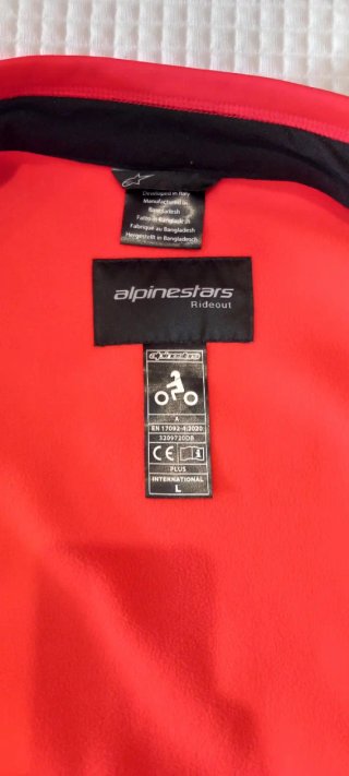 Chaqueta Alpinestars Stratos V2 Techshell Drystar