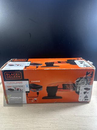 BLACK+DECKER bdcds12s1-qw lijadora de detalles