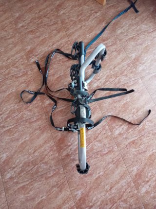 Porta bicicletas Peruzzo y placa V 20 homologada