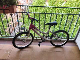 Bicicleta infantil niña rosa