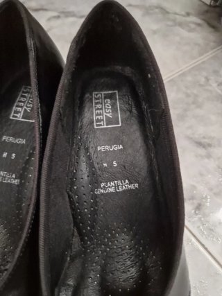 Zapatos Negros Easy Street Perugia Talla 38