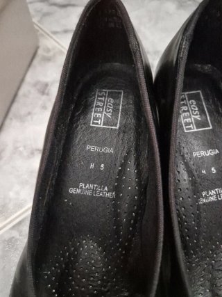 Zapatos Negros Easy Street Perugia Talla 38
