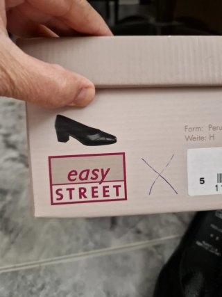 Zapatos Negros Easy Street Perugia Talla 38