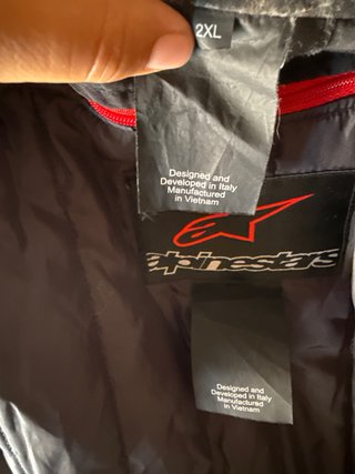 Chaqueta Moto Alpinestars Negra TALLA 2XL