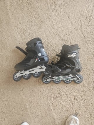 Patines en línea negros, marca FILA, talla 43