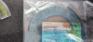 Set strumenti disegno righello goniometri