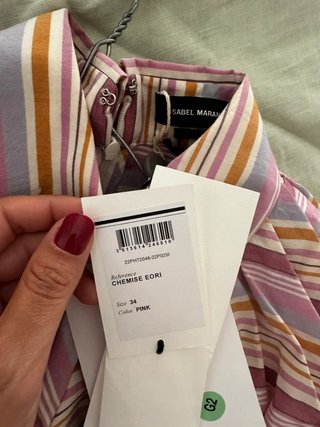 Camisa Eori Isabel Marant Multicolor