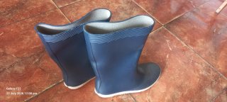 Botas de agua azules talla 43