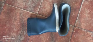 Botas de agua azules talla 43