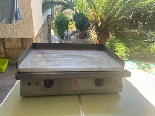 Plancha industrial eléctrica 60x40cm 2400W