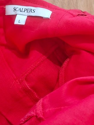 Vestido Scalpers Lino Rojo