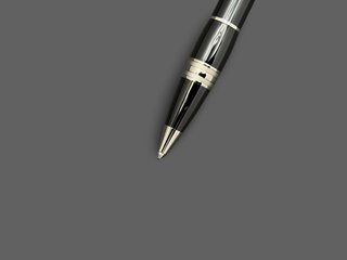 Montblanc Set: Cartera y Bolígrafo Negro