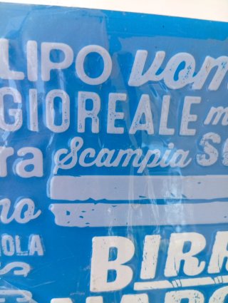 Insegna Birra Napoli