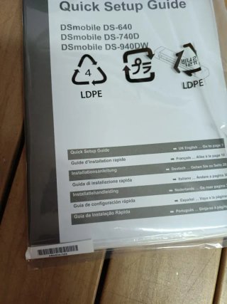 Scanner portatile per documenti A4 Brother DS640