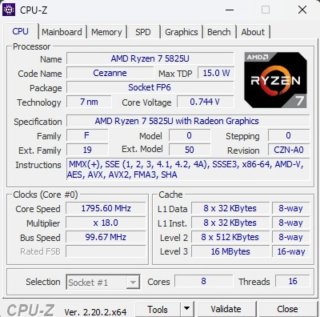 Beelink SER5 Pro Mini PC Ryzen 7 5825U 16GB RAM