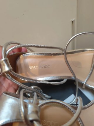 Sandalias Plataforma Plata