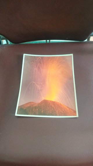 4 Foto Eruzione Vulcano Etna 1971
