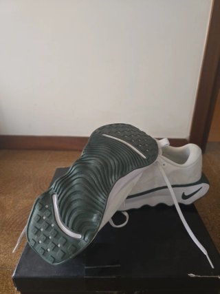 Scarpe Nike da camminata bianche e verdi