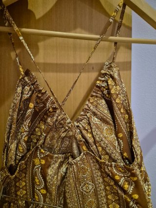 Vestido largo Shein tirantes estampado S/36