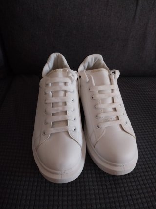 Zapatillas Alexander McQueen Hombre Blancas Negras