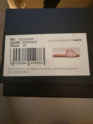 Sandalias Lola Casademunt modelo maite