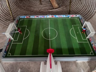 Lote Playmobil: Avión, Fútbol, Gasolinera, Tienda