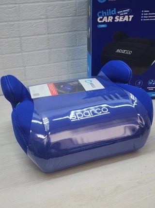 Sparco Alzador Coche Infantil Azul