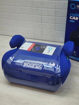 Sparco Alzador Coche Infantil Azul
