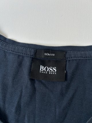 Camiseta Hugo Boss Slim Fit Azul Marino M