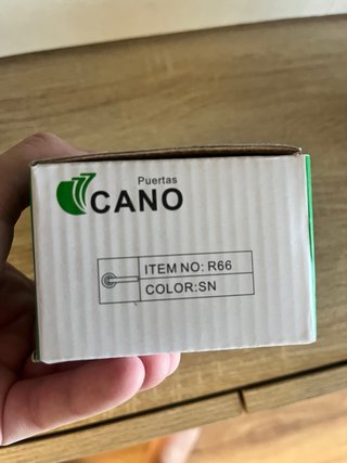 Maneta de acero inoxidable CANO