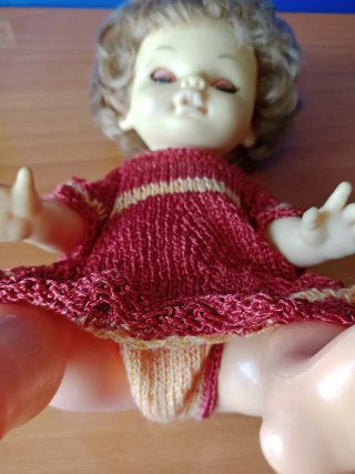 Muñeca BB Años 70 Ropita Original