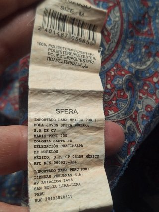 Vestido Sfera T M Paisley