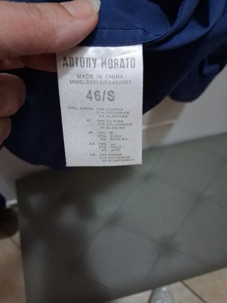 Camicia Antony Morato tg 46 blu