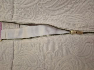 Falda H&M Beige/Rosa Talla M