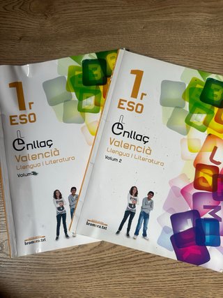 Enllaç 1. Volum 1 Valencià llengua i literatura...