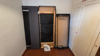 Sofá cama IKEA ASARUM gris