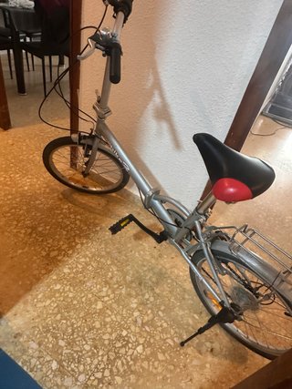 Bicicleta Plegable Plata