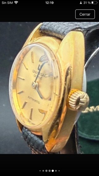 Reloj Universal Genève Automático Vintage Mujer