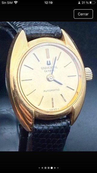 Reloj Universal Genève Automático Vintage Mujer