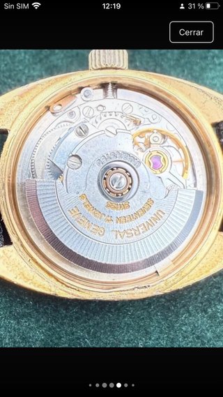 Reloj Universal Genève Automático Vintage Mujer