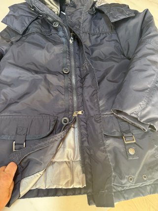 Cazadora/Parka Azul Marino con Capucha 8 años-128