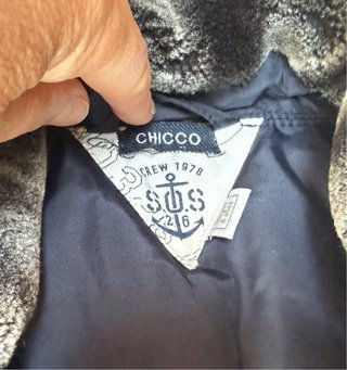 Cazadora/Parka Azul Marino con Capucha 8 años-128