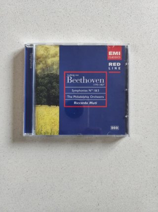CD Beethoven Sinfonías 1 y 5 Muti